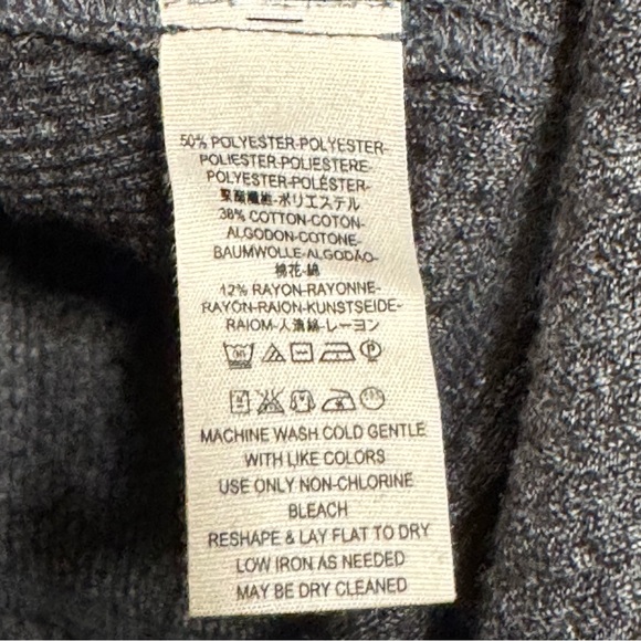 We The Free | Free People Londontown Gray Ribbed Soft Dolman Long Sleeve Top - Picture 14 of 14